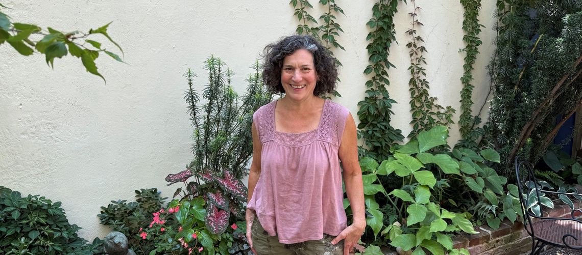 carrie borgenicht in the garden